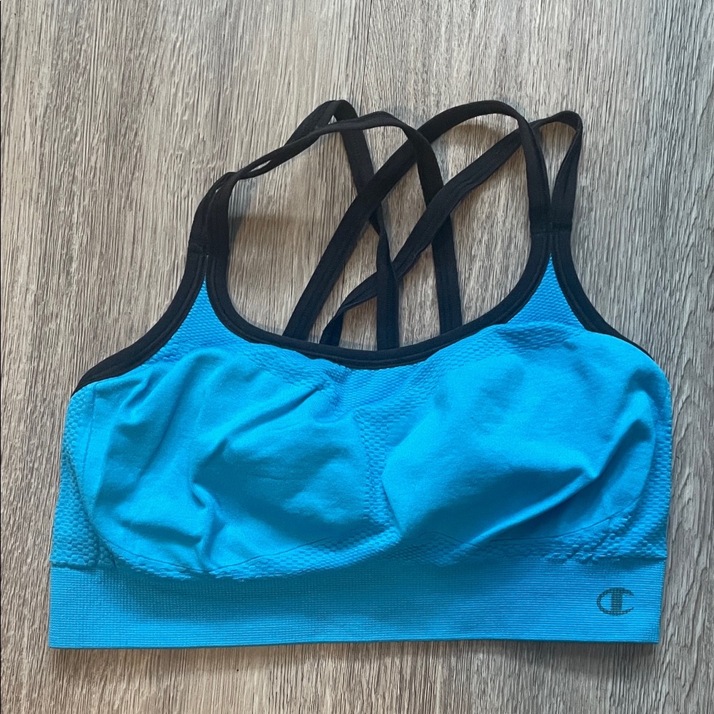Champion Women's Vibrant Blue Sports Bra